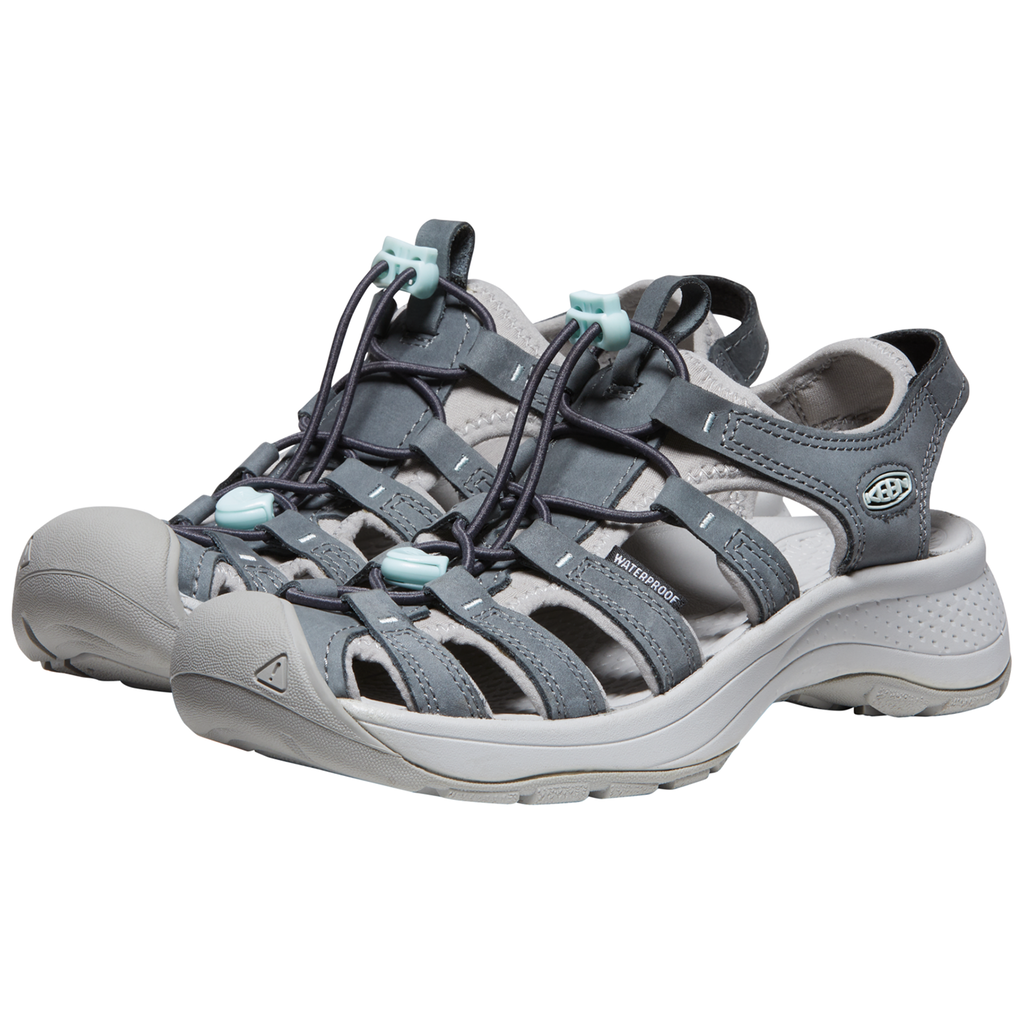 KEEN W Astoria West Leather Trekkingsandalen in GRAU