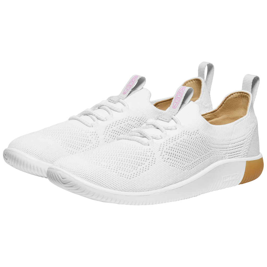 KEEN W KNX Knit Lace Freizeitschuhe in WEISS