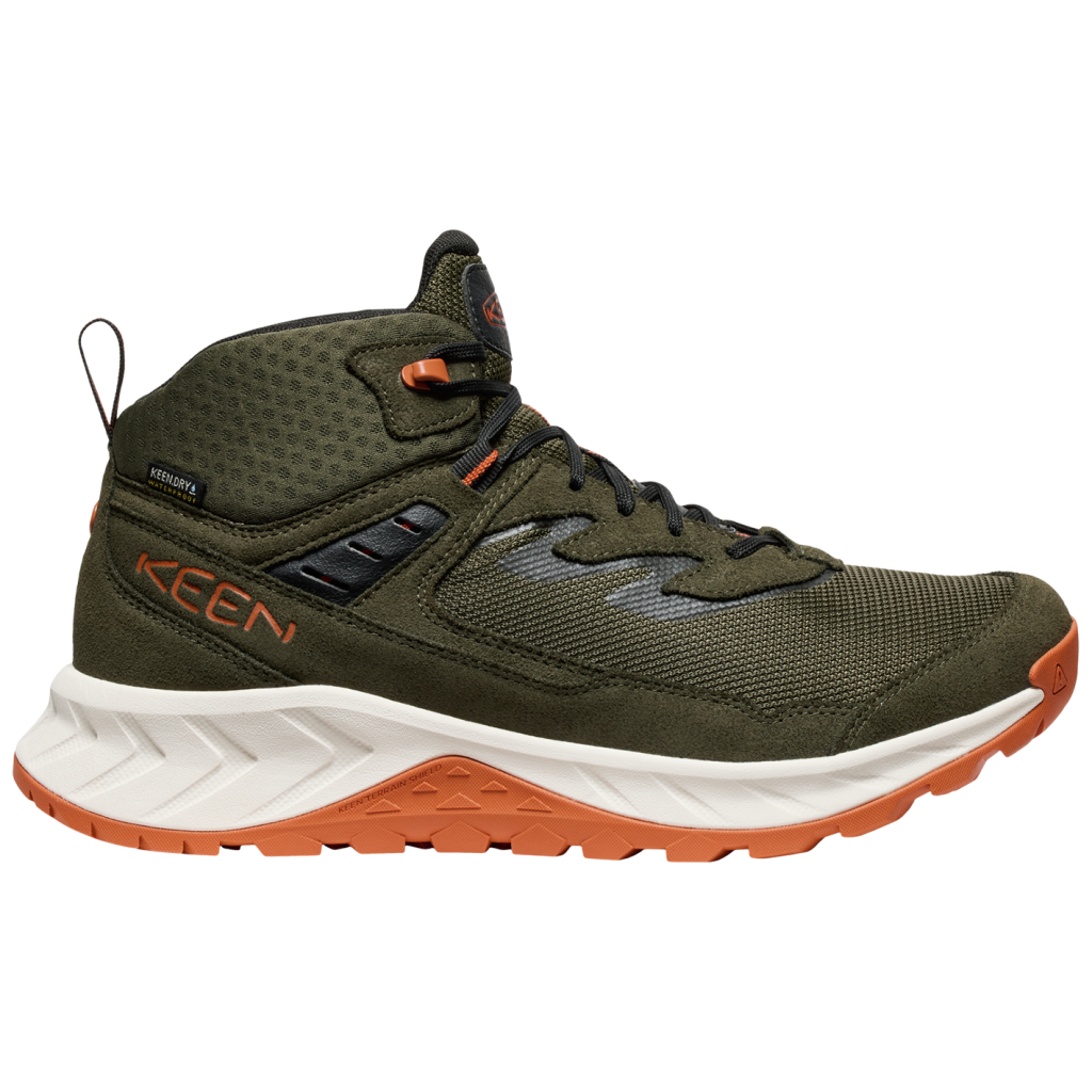 KEEN M Hightrail Mid WP Wander-/Trekkingschuhe halbhoch in GRÜN