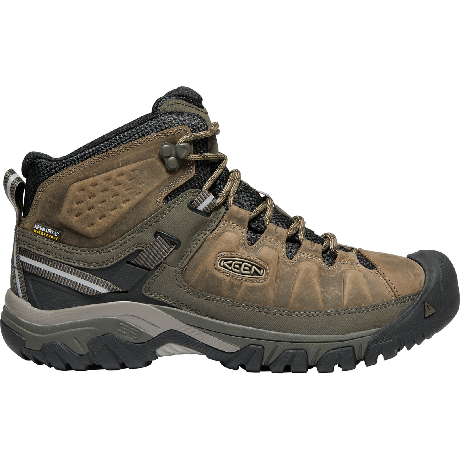 KEEN M Targhee III Mid WP Wander-/Trekkingschuhe halbhoch in BRAUN
