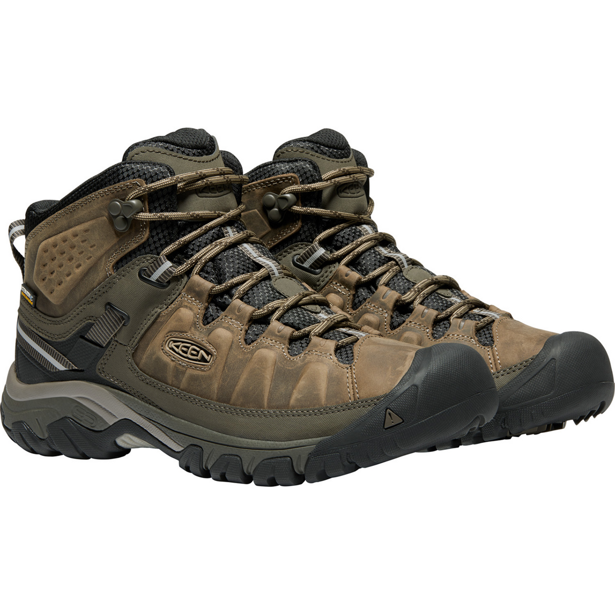 KEEN M Targhee III Mid WP Wander-/Trekkingschuhe halbhoch in BRAUN