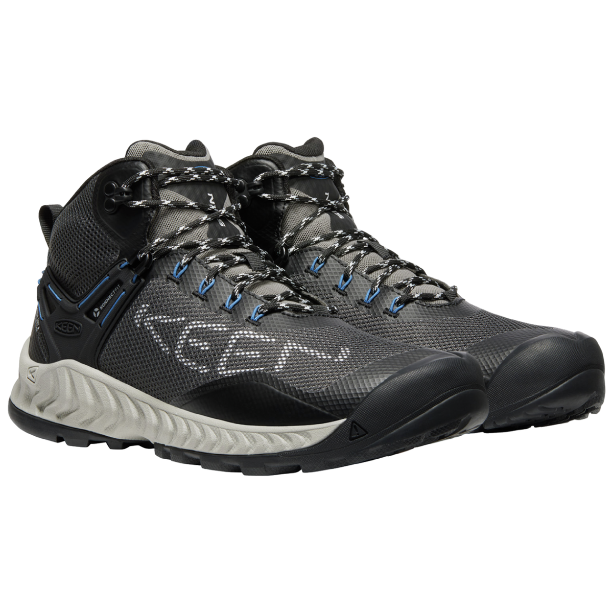 KEEN M Nxis Evo Mid WP Wander-/Trekkingschuhe halbhoch in GRAU