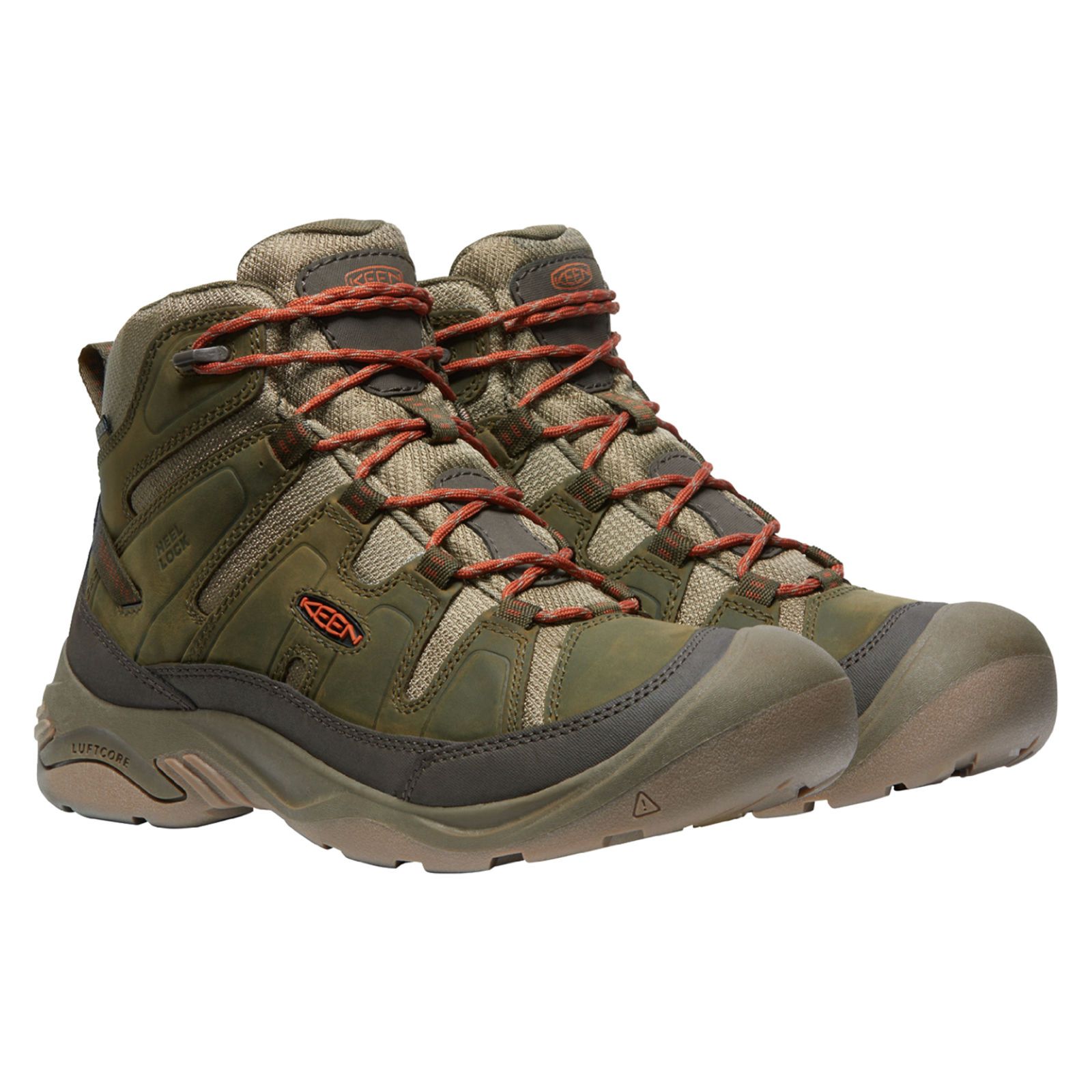 KEEN M Circadia Mid WP Wander-/Trekkingschuhe halbhoch in GRÜN