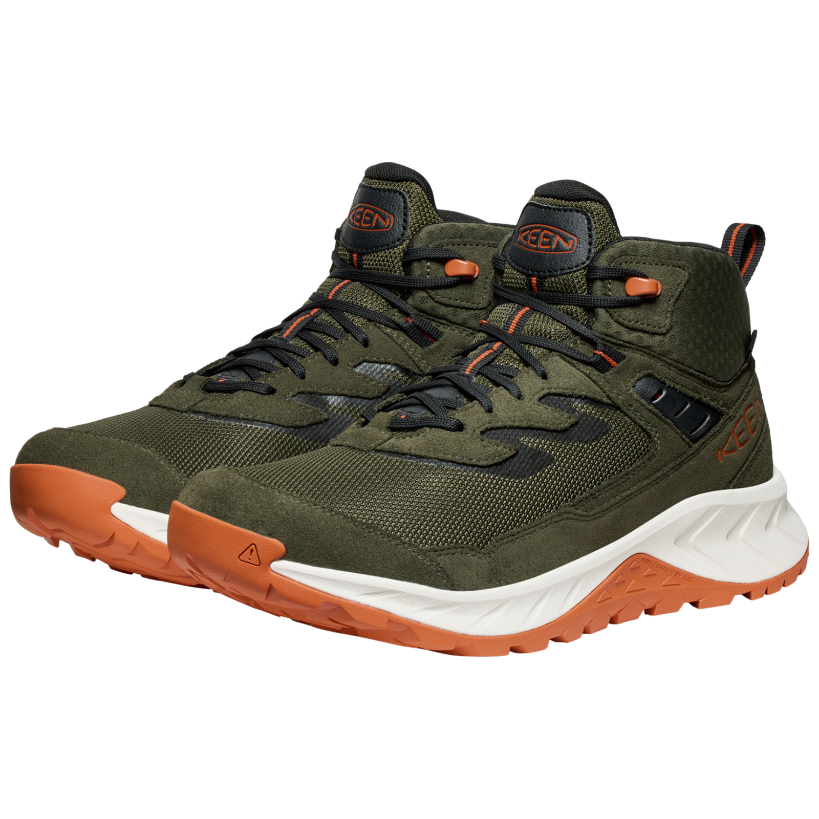 KEEN M Hightrail Mid WP Wander-/Trekkingschuhe halbhoch in GRÜN