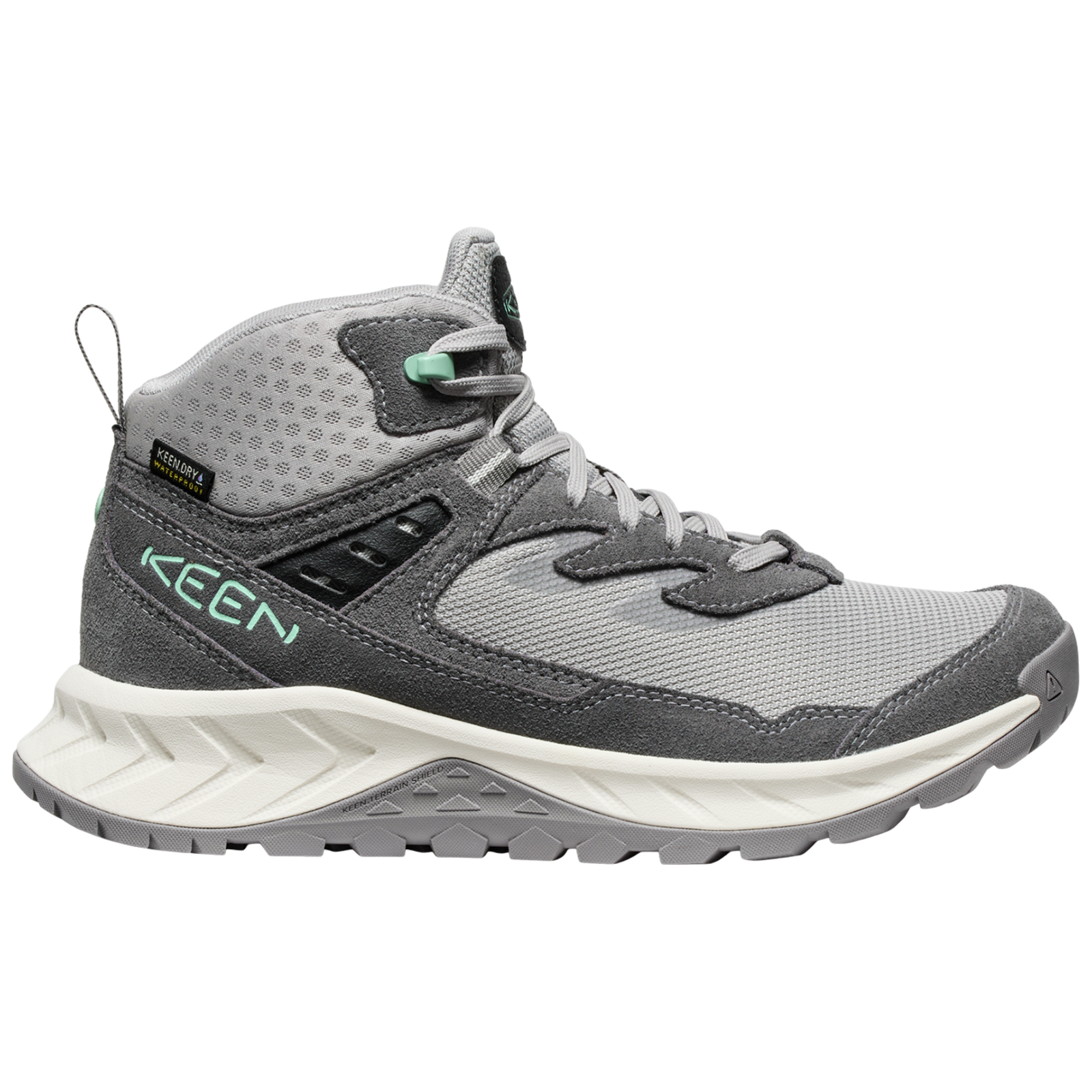 KEEN W Hightrail Mid WP Wander-/Trekkingschuhe halbhoch in GRAU