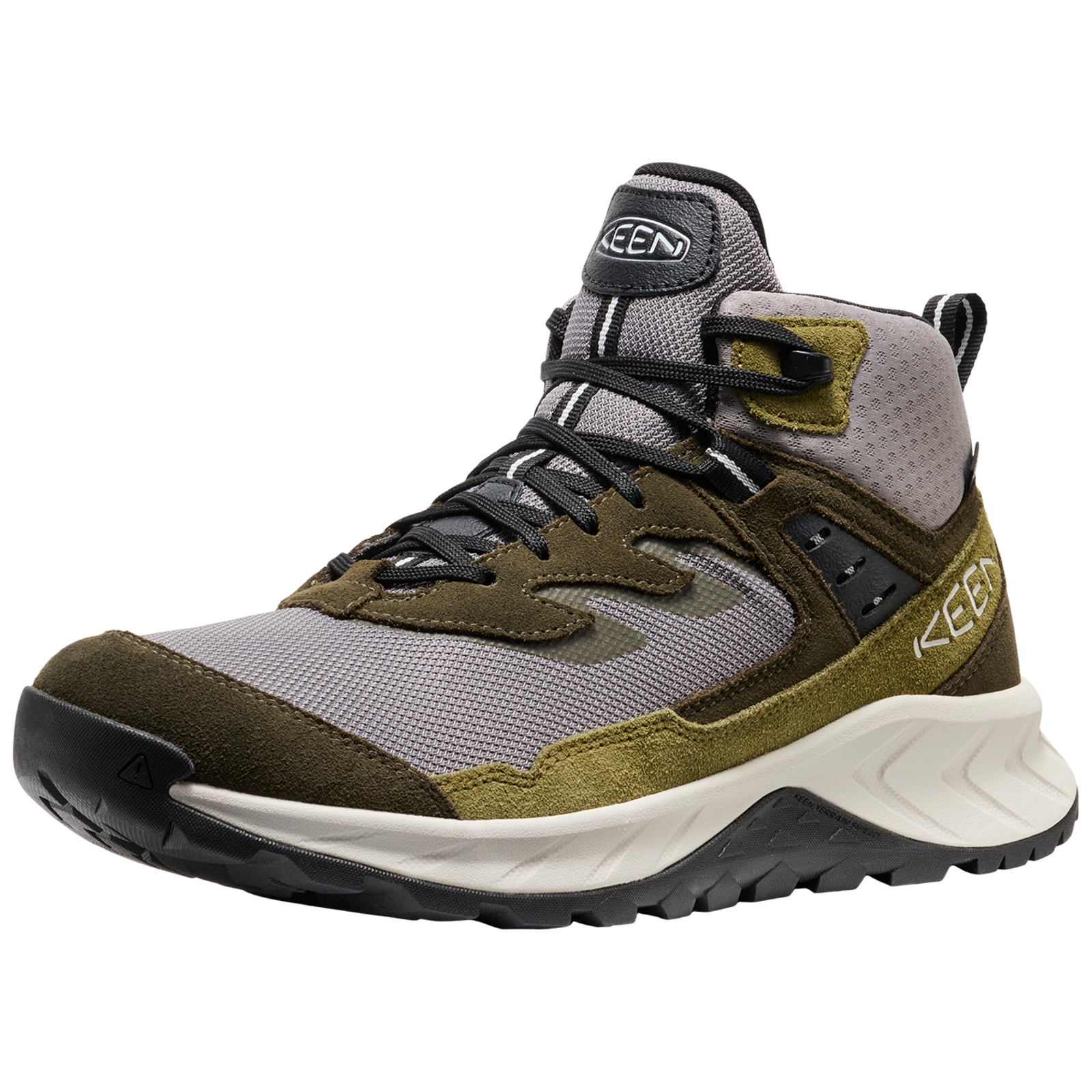 KEEN M Hightrail Mid WP Wander-/Trekkingschuhe halbhoch in GRAU