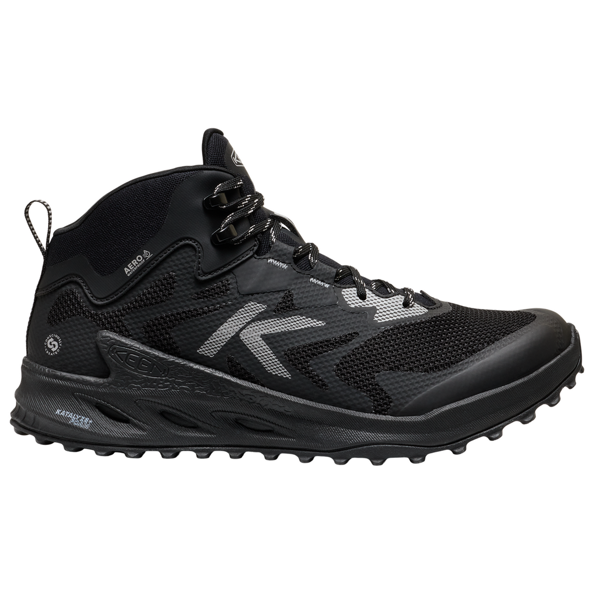KEEN M Zionic NXT Mid WP Wander-/Trekkingschuhe halbhoch in SCHWARZ
