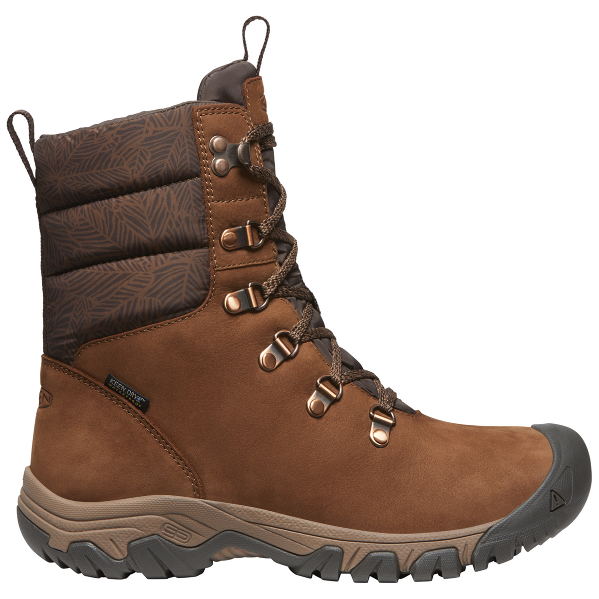KEEN W Greta Boot WP Winterschuhe in BRAUN