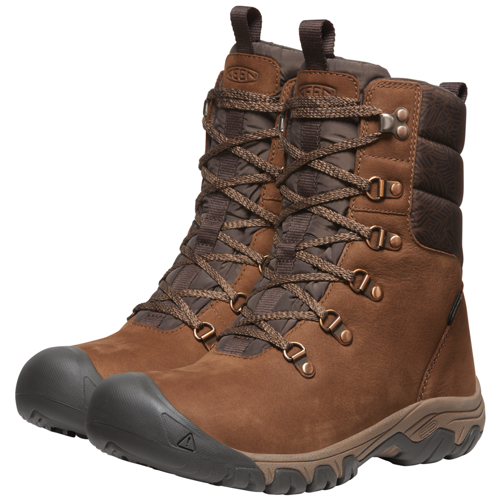 KEEN W Greta Boot WP Winterschuhe in BRAUN