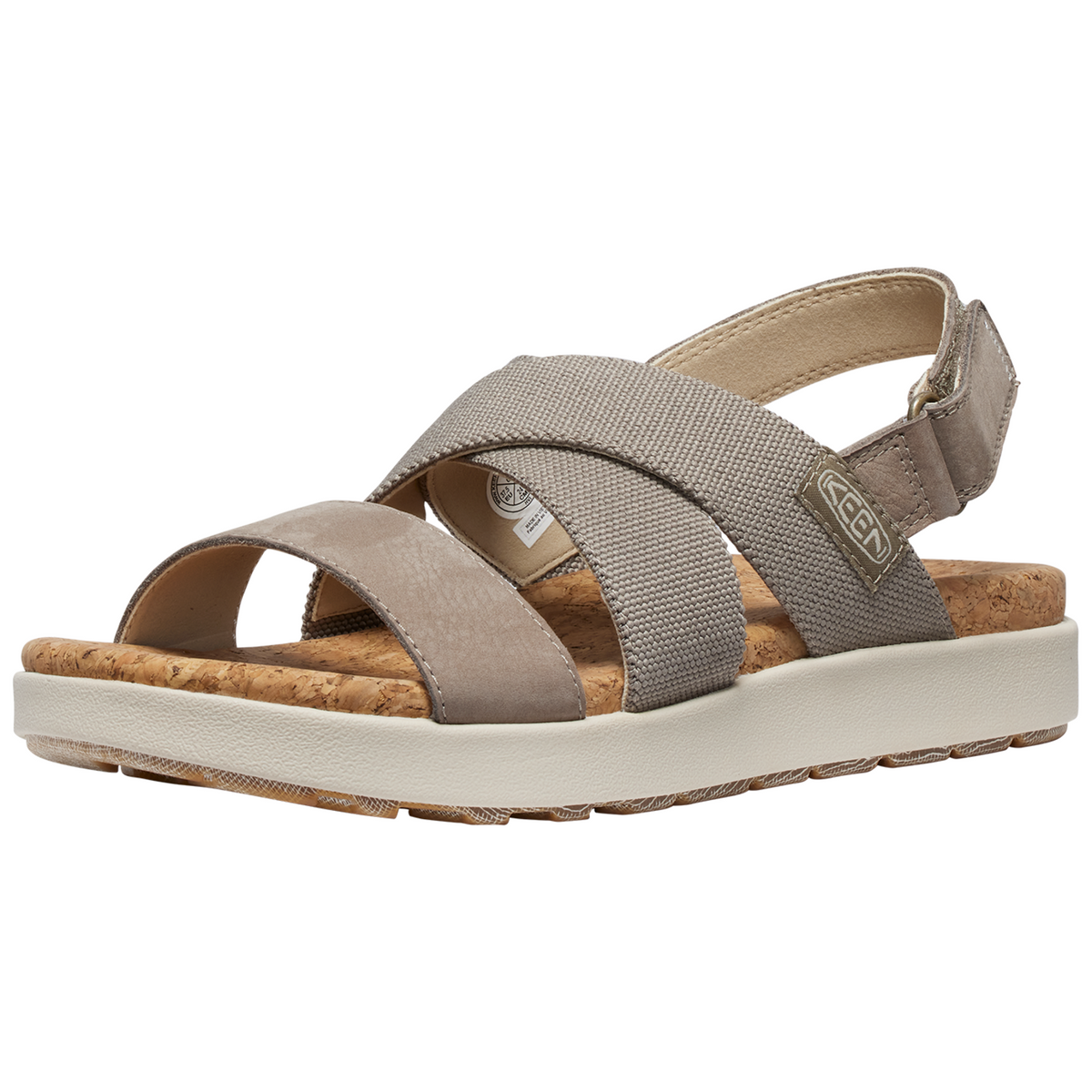 KEEN W Elle Criss Cross Freizeitsandalen in BRAUN