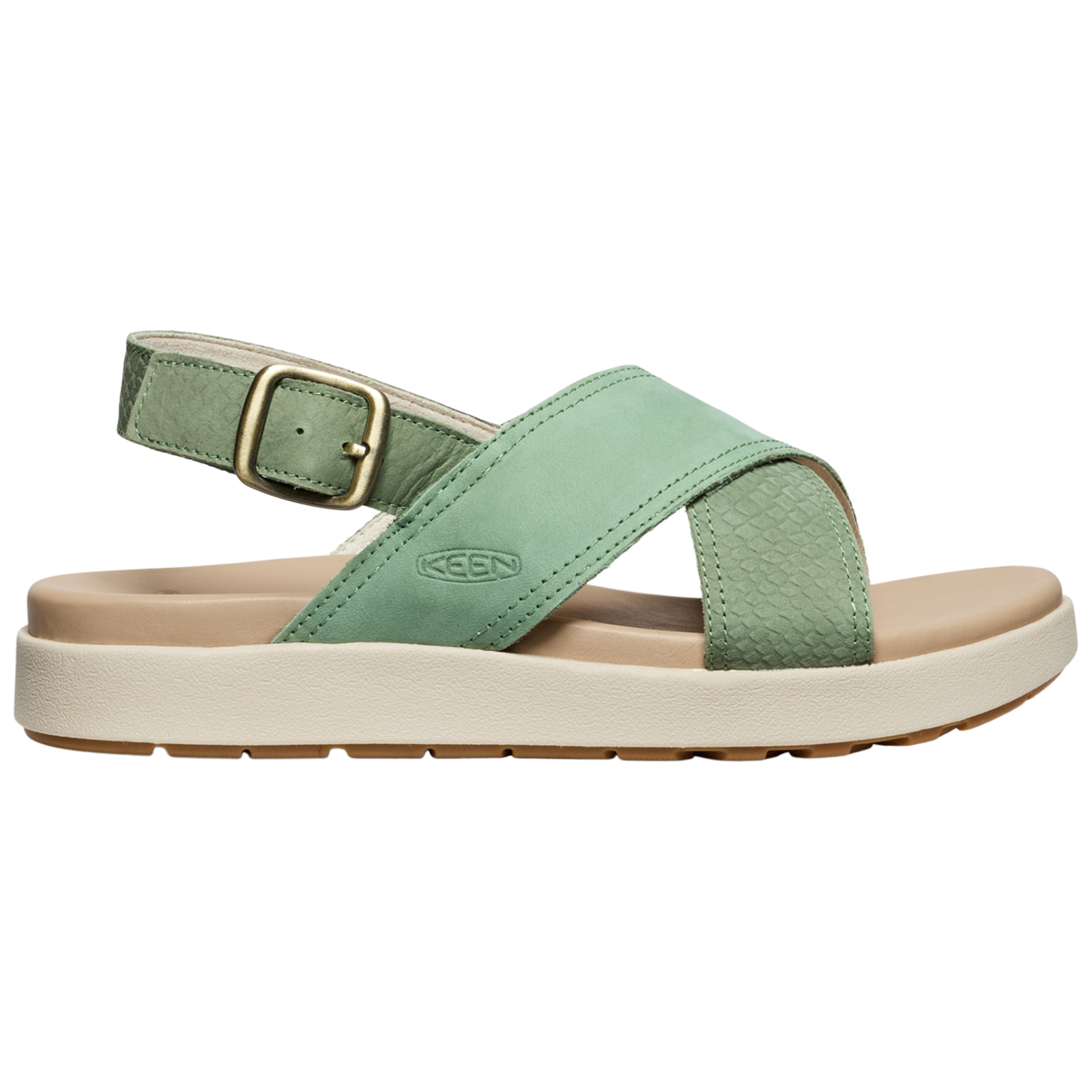 KEEN W Elle Luxe Cross Strap Freizeitsandalen in GRÜN