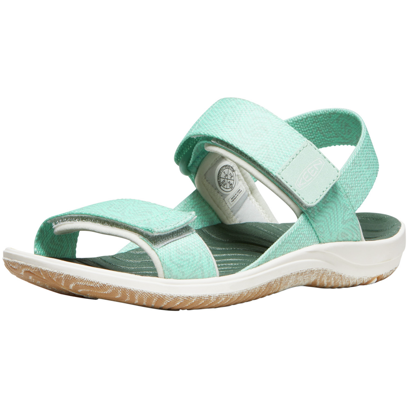KEEN Y Elle Backstrap Freizeitsandalen in GRÜN