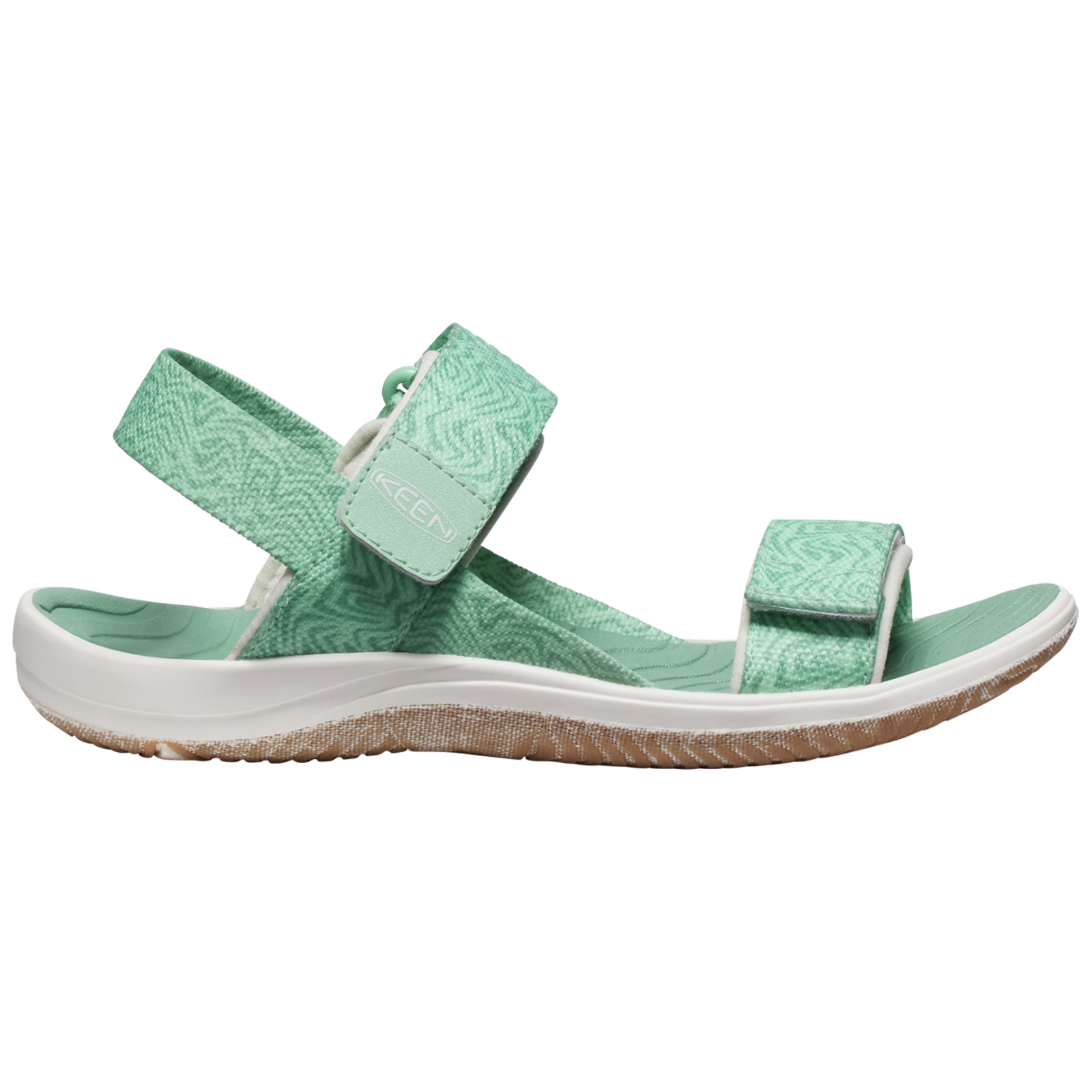 KEEN Y Elle Backstrap Freizeitsandalen in GRÜN