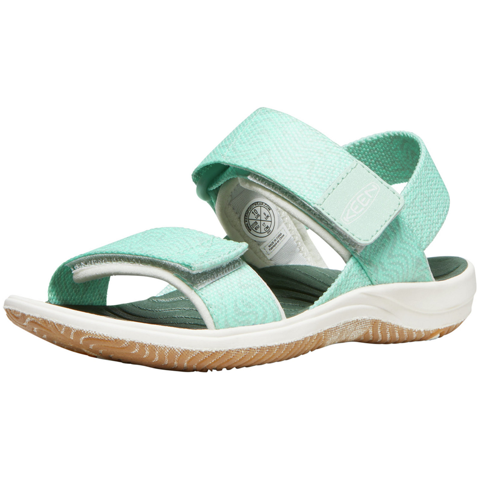 KEEN C Elle Backstrap Freizeitsandalen in GRÜN