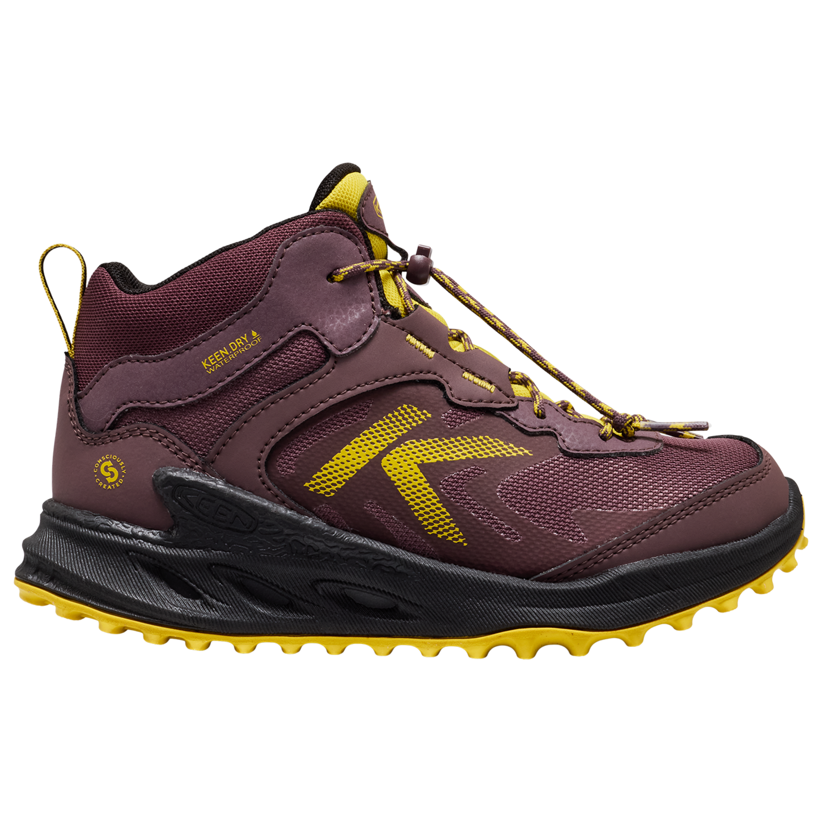 KEEN Y Zionic Mid WP Wander-/Trekkingschuhe halbhoch in BRAUN