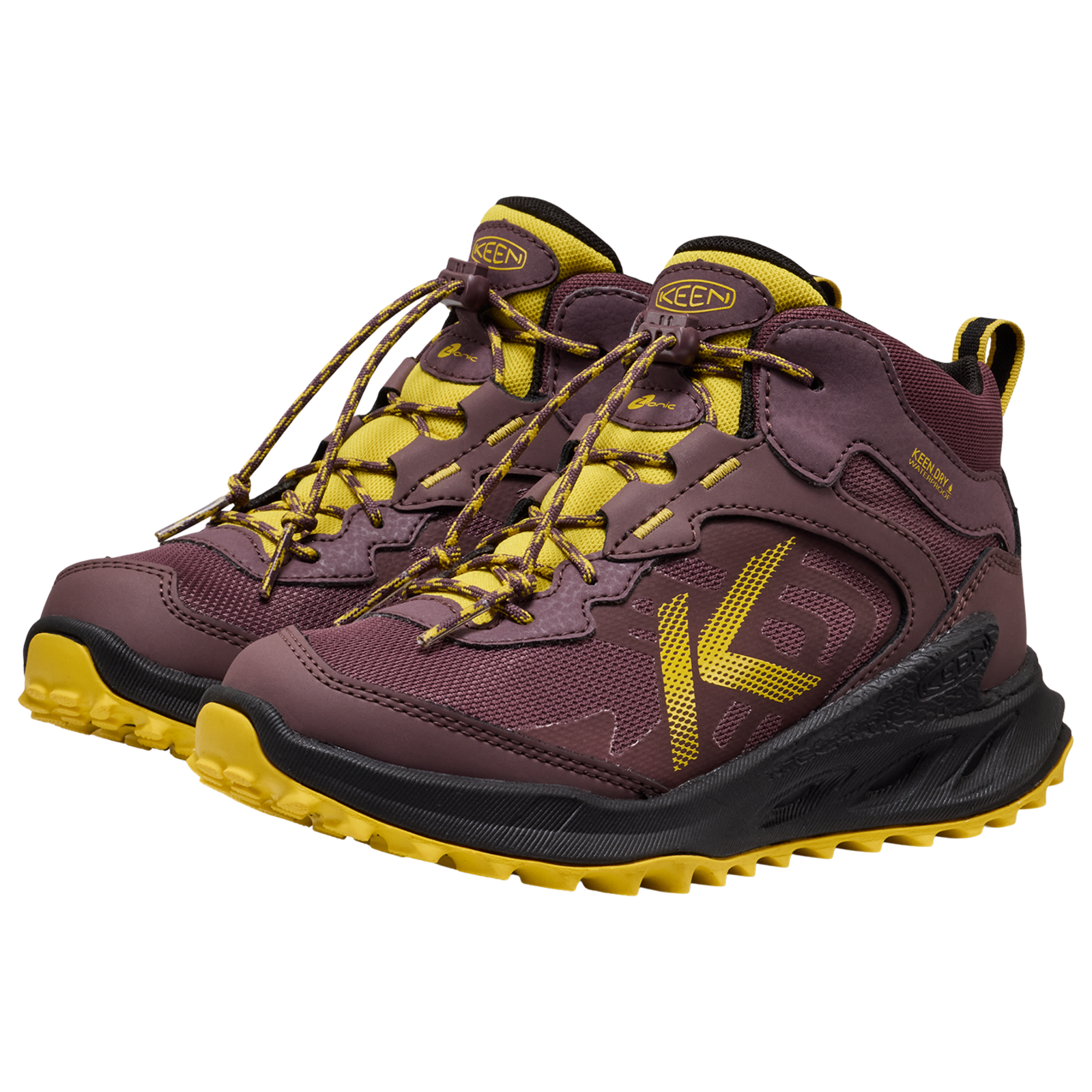 KEEN Y Zionic Mid WP Wander-/Trekkingschuhe halbhoch in BRAUN