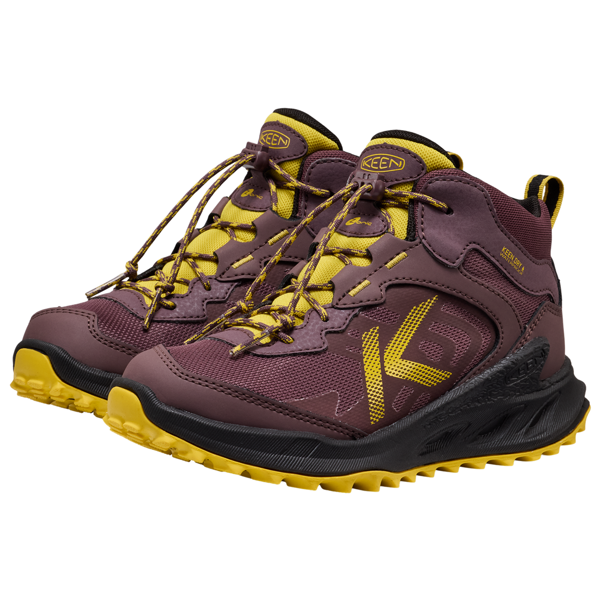 KEEN Y Zionic Mid WP Wander-/Trekkingschuhe halbhoch in BRAUN
