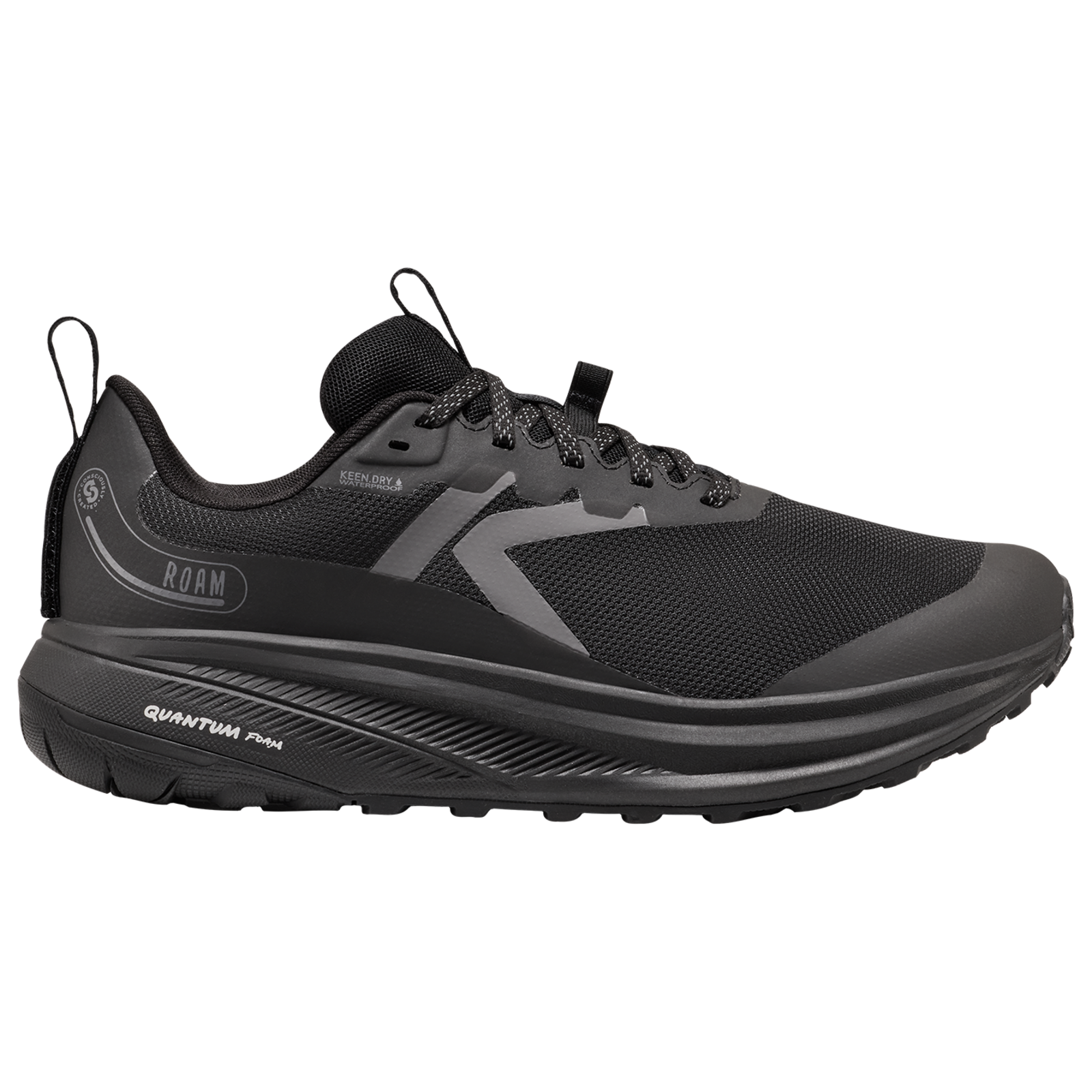 KEEN M Roam WP Trailrunningschuhe in SCHWARZ