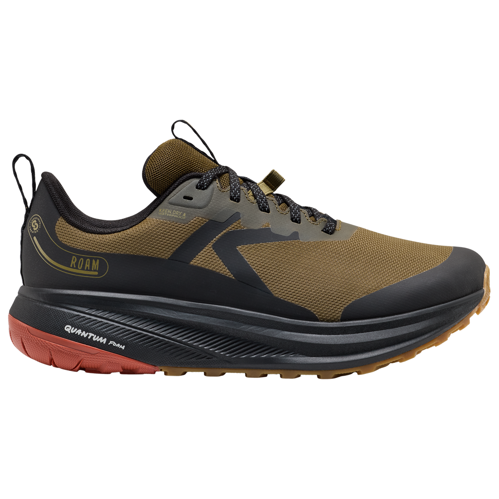 KEEN M Roam WP Trailrunningschuhe in BRAUN