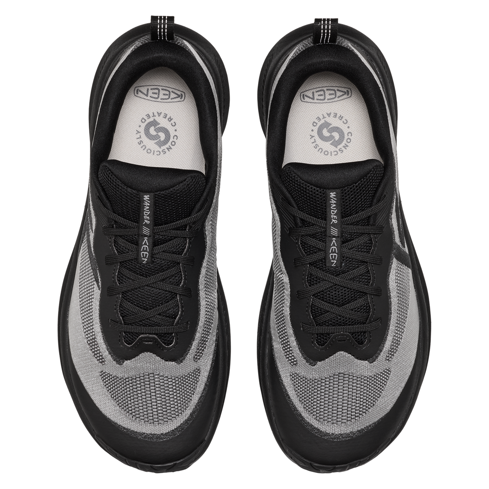 KEEN M Wander Trailrunningschuhe in SCHWARZ
