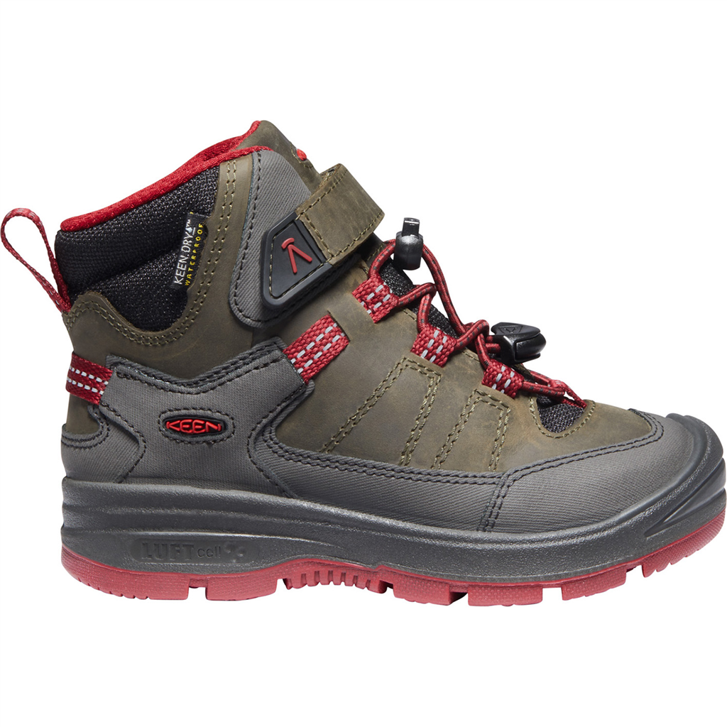 KEEN C Redwood Mid WP Wander-/Trekkingschuhe halbhoch in GRAU