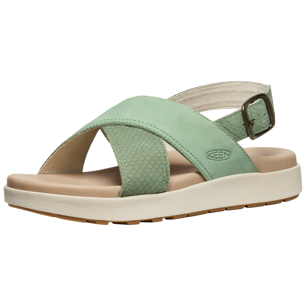 KEEN W Elle Luxe Cross Strap Freizeitsandalen in GRÜN