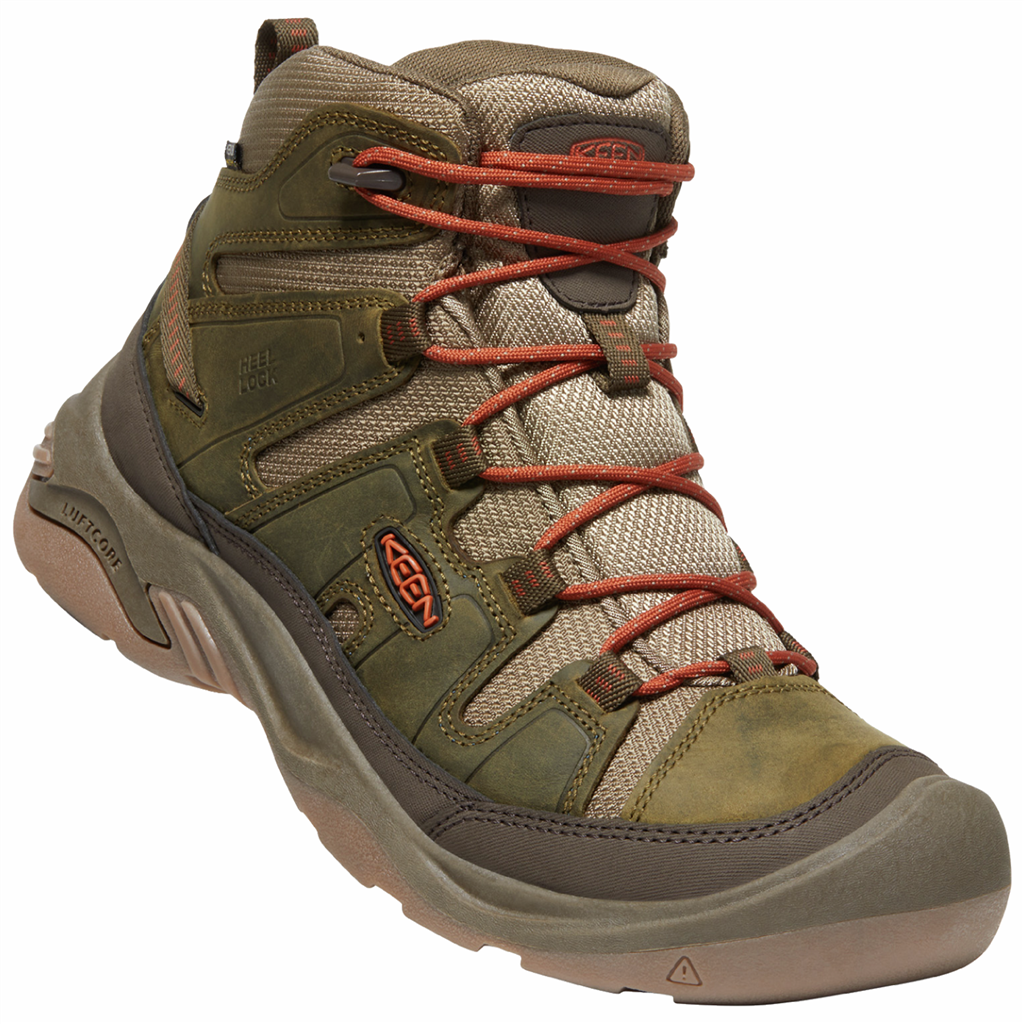 KEEN M Circadia Mid WP Wander-/Trekkingschuhe halbhoch in GRÜN