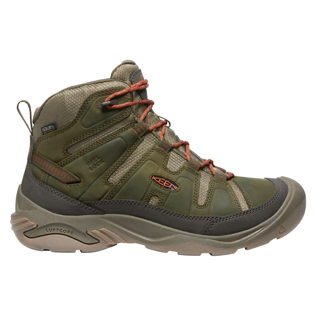KEEN M Circadia Mid WP Wander-/Trekkingschuhe halbhoch in GRÜN