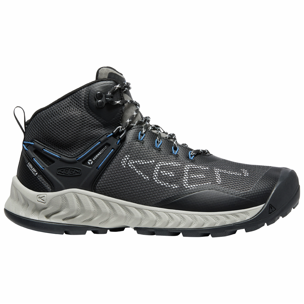 KEEN M Nxis Evo Mid WP Wander-/Trekkingschuhe halbhoch in GRAU