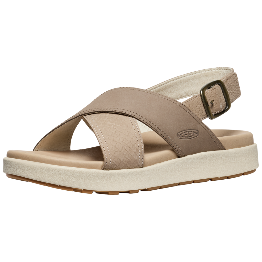 KEEN W Elle Luxe Cross Strap Freizeitsandalen in BRAUN