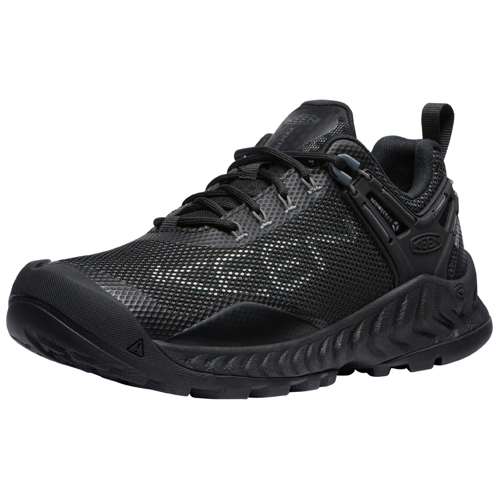 KEEN W Nxis Evo WP Wander-/Trekkingschuhe tief in SCHWARZ