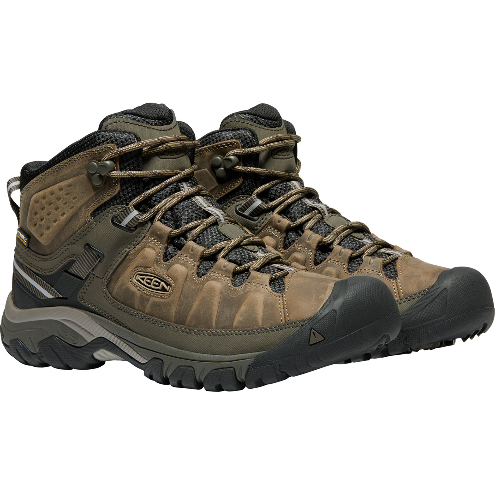KEEN M Targhee III Mid WP Wander-/Trekkingschuhe halbhoch in BRAUN