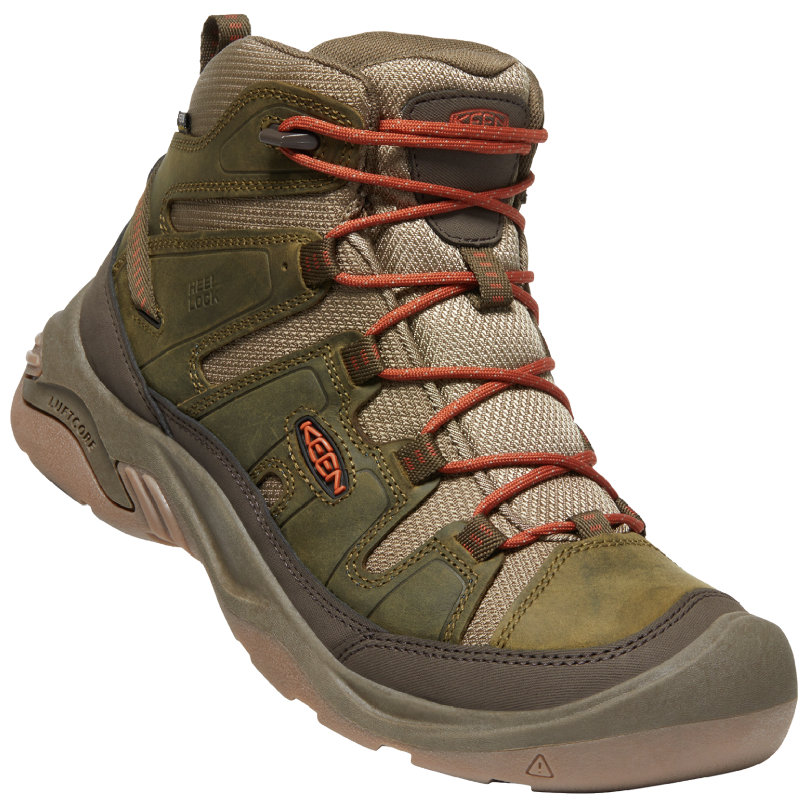 KEEN M Circadia Mid WP Wander-/Trekkingschuhe halbhoch in GRÜN