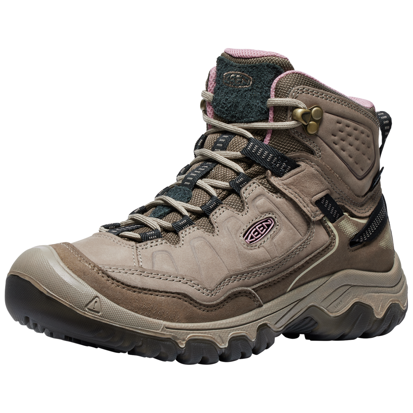 KEEN W Targhee IV Mid WP Wander-/Trekkingschuhe halbhoch in BRAUN