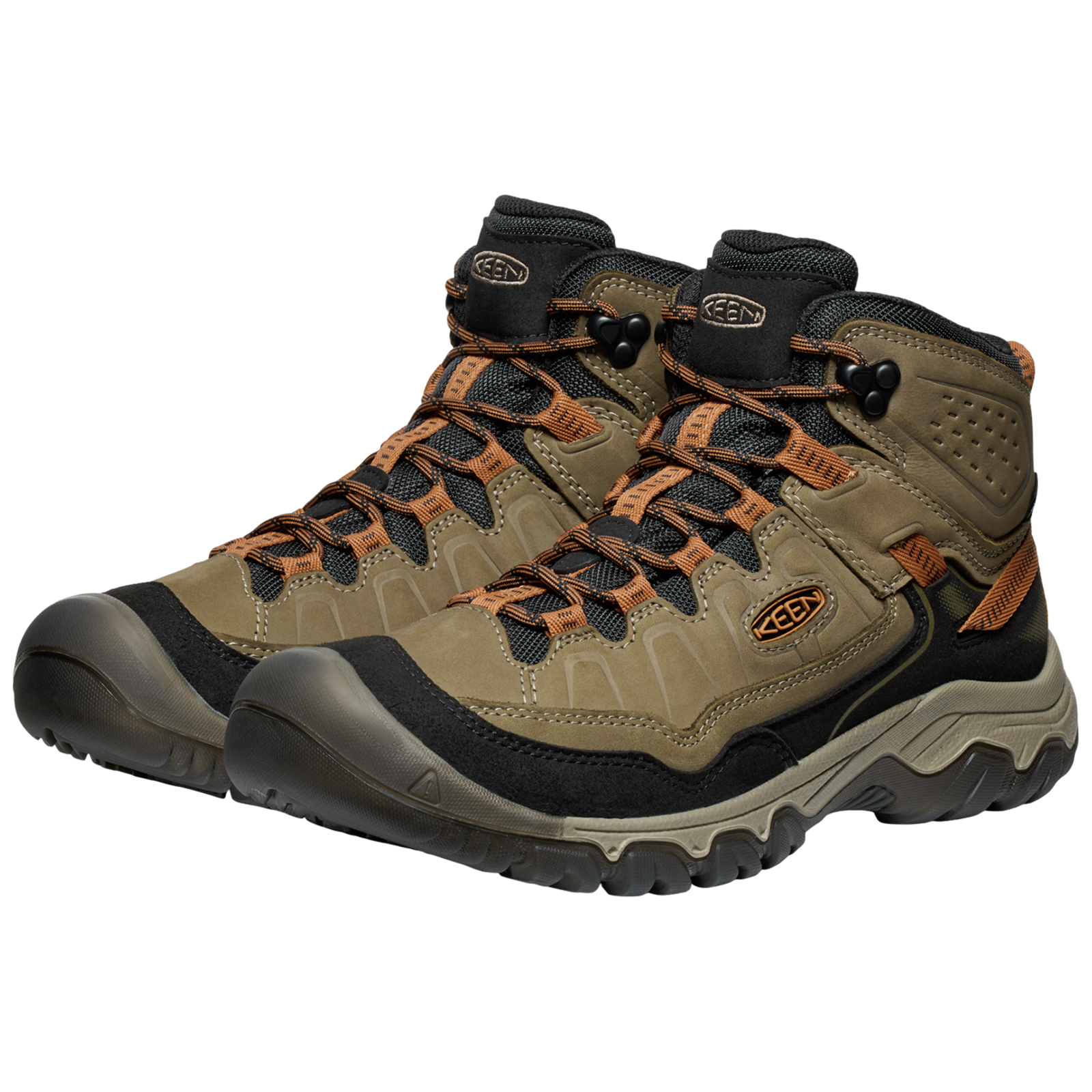 KEEN M Targhee IV Mid WP Wander-/Trekkingschuhe halbhoch in BRAUN