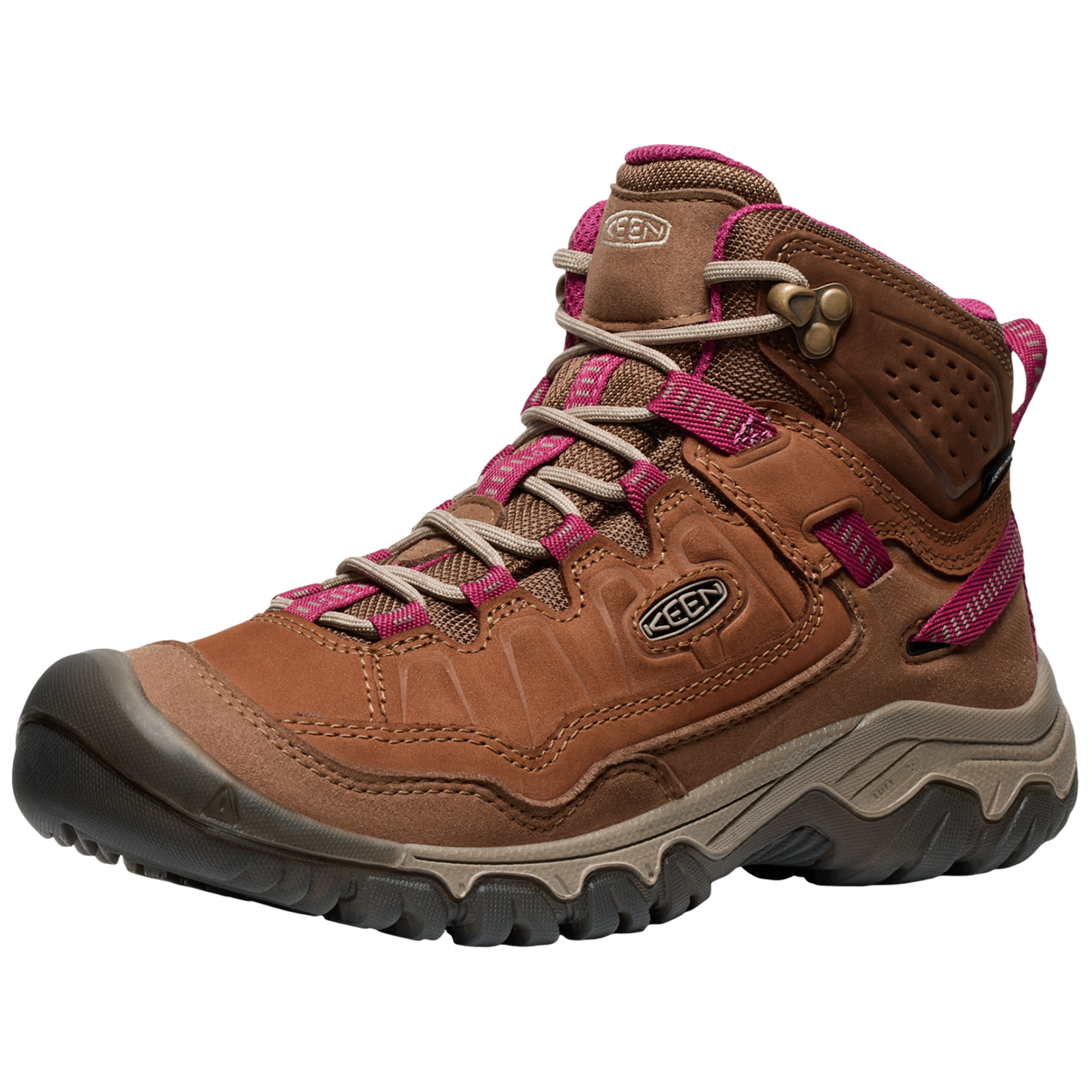 KEEN W Targhee IV Mid WP Wander-/Trekkingschuhe halbhoch in BRAUN