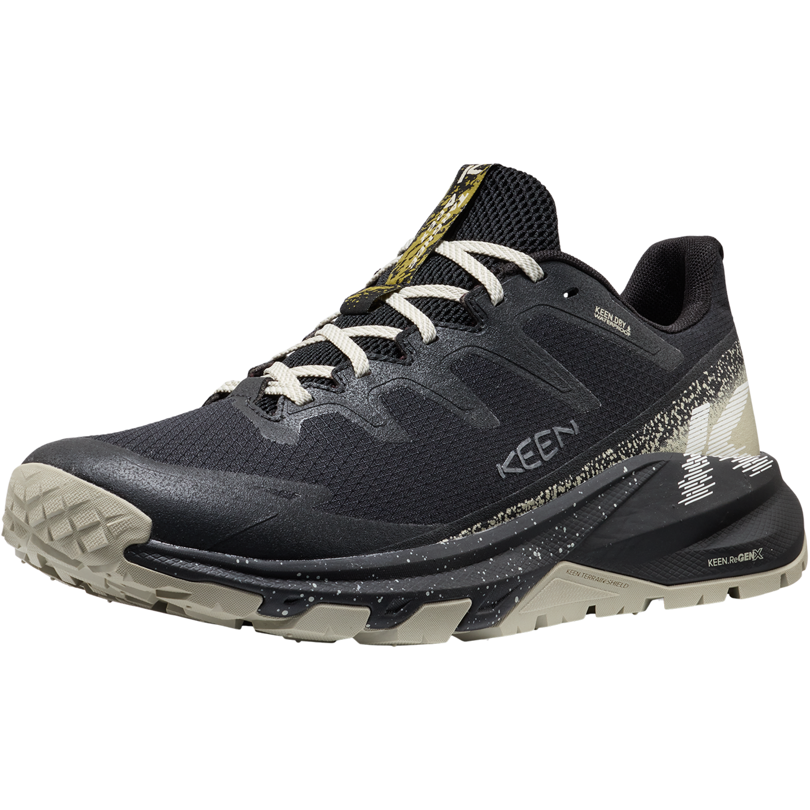 KEEN M Targhee Apex WP Wander-/Trekkingschuhe tief in SCHWARZ