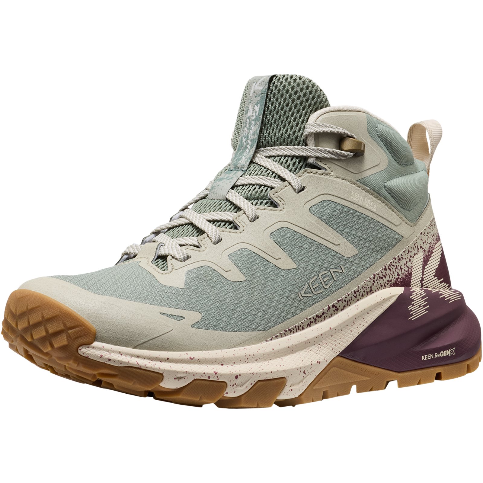 KEEN W Targhee Apex Mid WP Wander-/Trekkingschuhe halbhoch in GRÜN