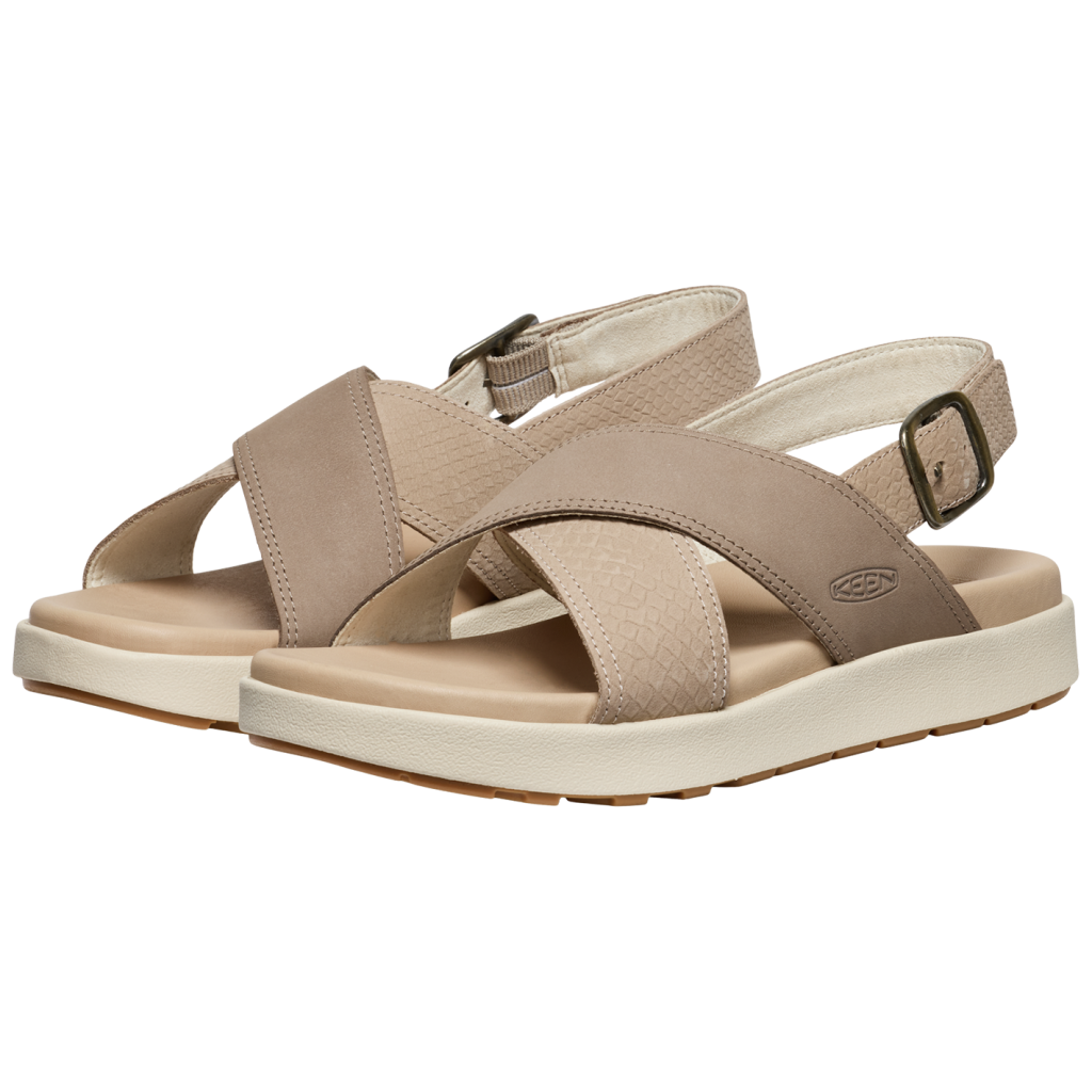 KEEN W Elle Luxe Cross Strap Freizeitsandalen in BRAUN