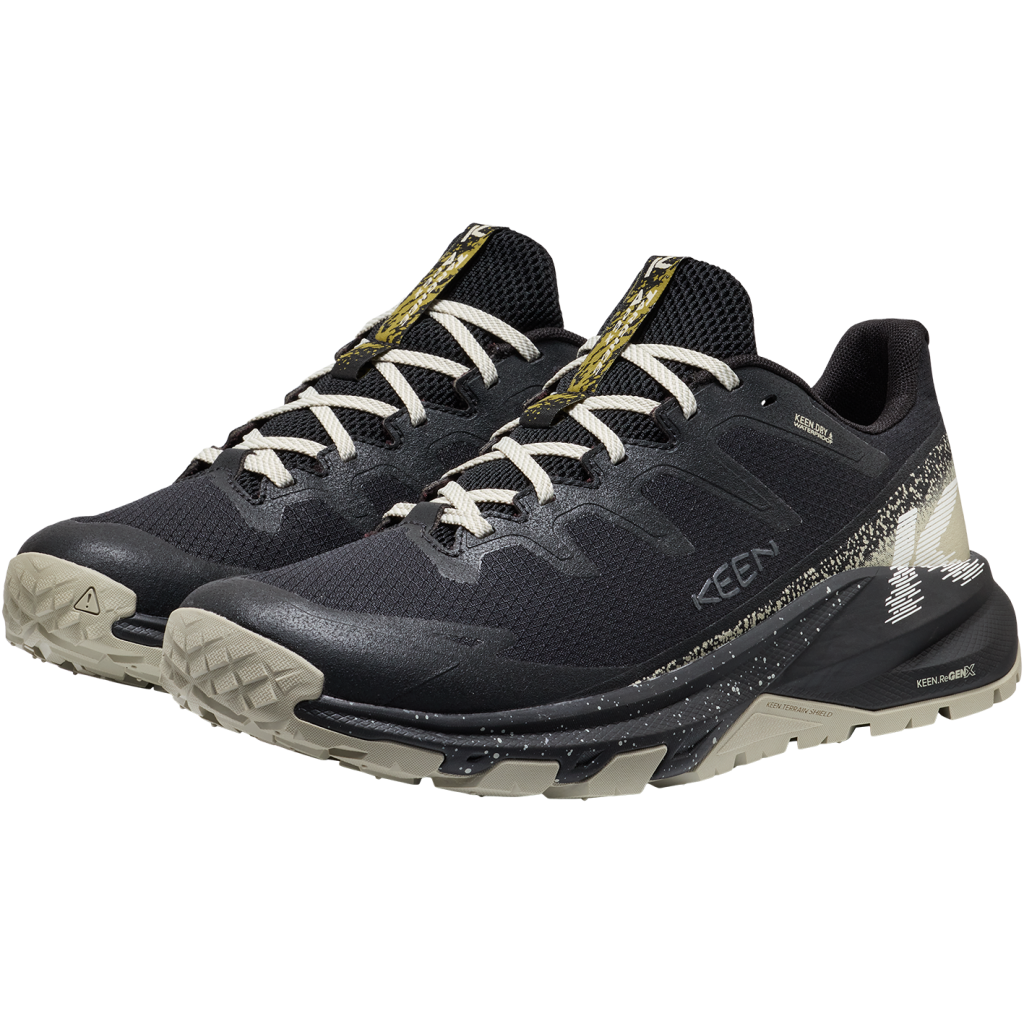 KEEN M Targhee Apex WP Wander-/Trekkingschuhe tief in SCHWARZ